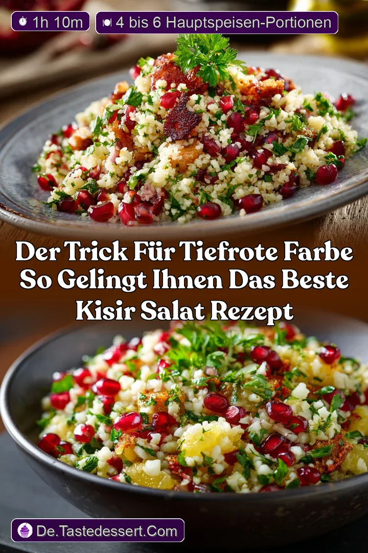 Der Trick f&uuml;r tiefrote Farbe So gelingt Ihnen das beste Kisir Salat Rezept