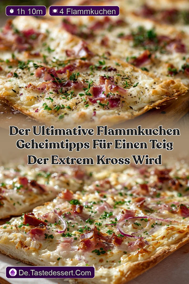 Der ultimative Flammkuchen Geheimtipps f&uuml;r einen Teig der extrem kross wird