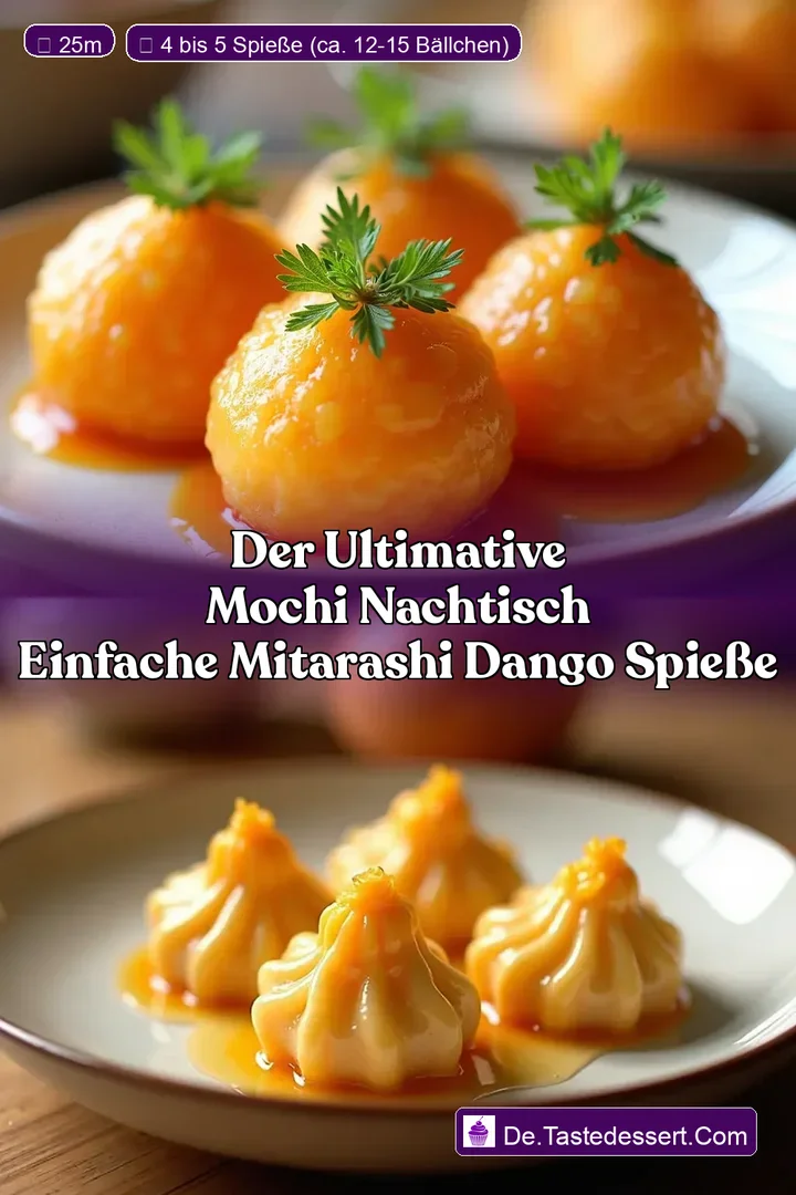 Der Ultimative Mochi Nachtisch Einfache Mitarashi Dango Spie&szlig;e