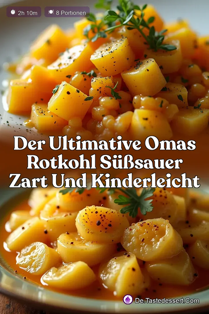Der ultimative Omas Rotkohl S&uuml;&szlig;Sauer Zart und kinderleicht