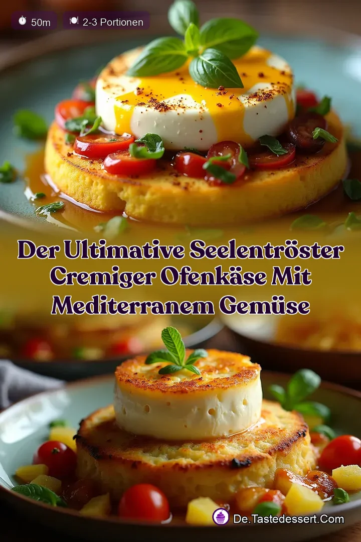 Der ultimative Seelentr&ouml;ster Cremiger Ofenk&auml;se mit mediterranem Gem&uuml;se