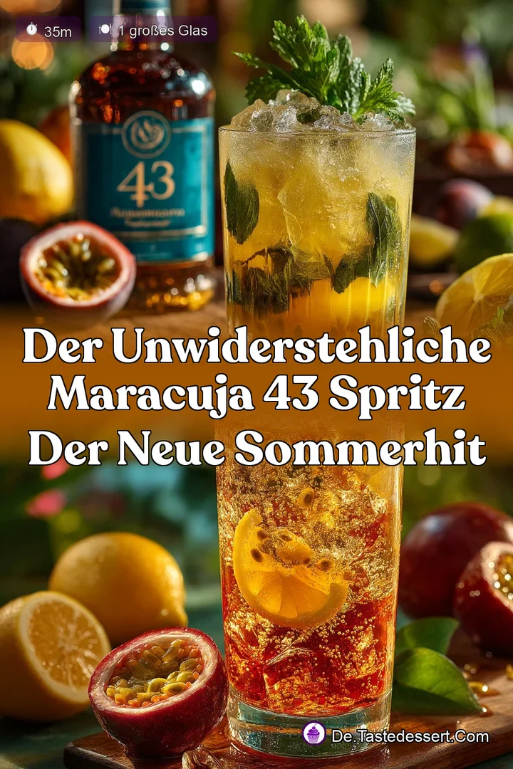 Der unwiderstehliche Maracuja 43 Spritz Der neue SommerHit