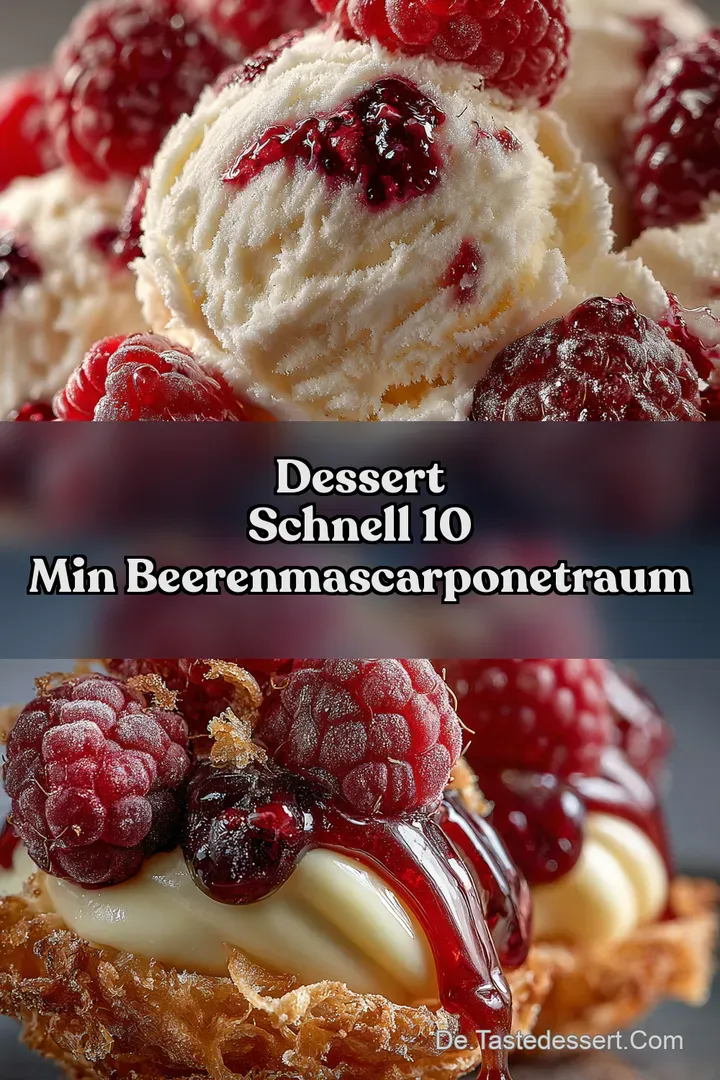 Dessert Schnell 10 Min BeerenMascarponeTraum