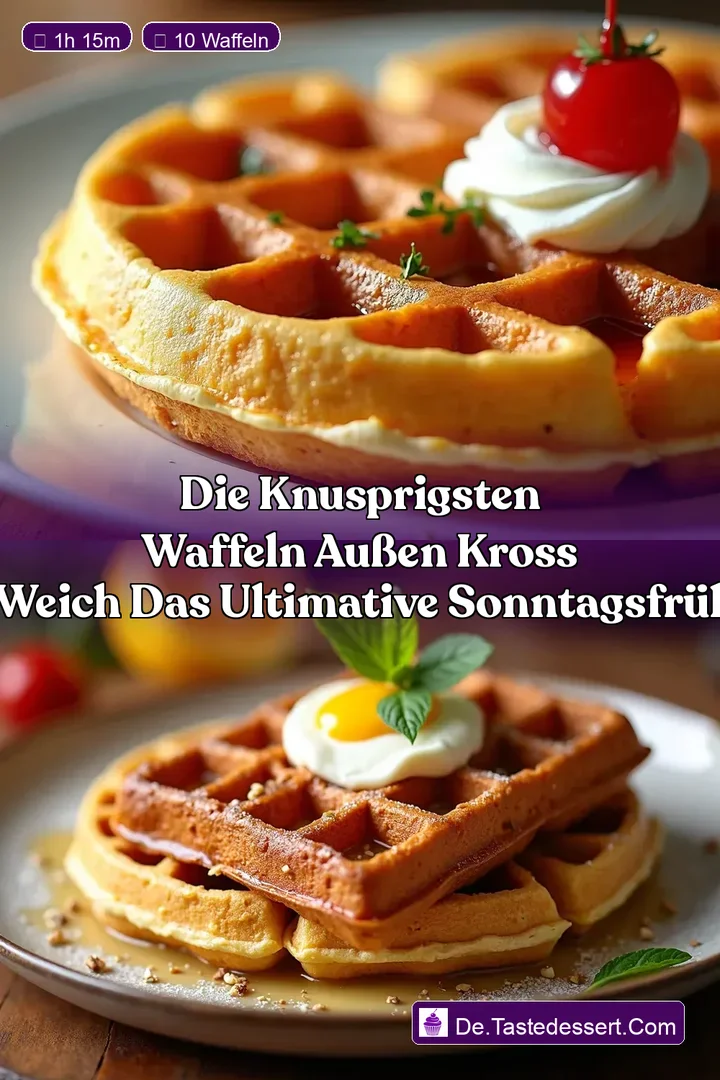 Die knusprigsten Waffeln Au&szlig;en Kross Innen Weich Das Ultimative Sonntagsfr&uuml;hst&uuml;ck