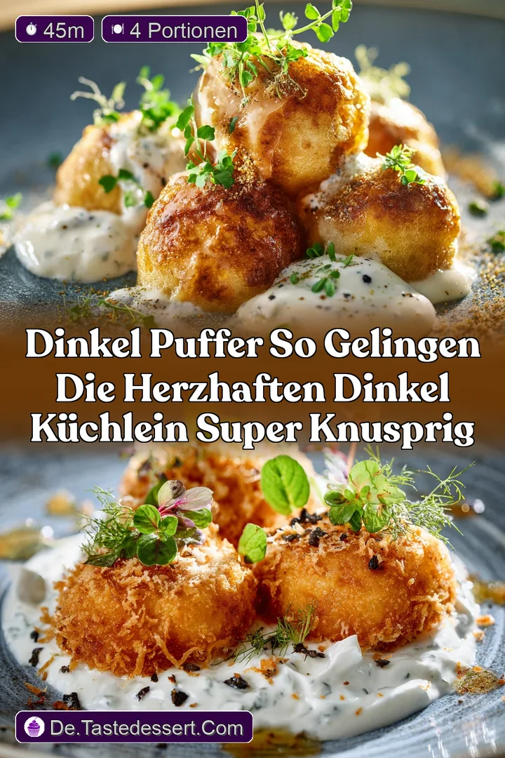 Dinkel Puffer So gelingen die herzhaften Dinkel K&uuml;chlein super knusprig