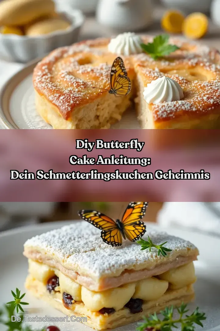 DIY Butterfly Cake Anleitung: Dein Schmetterlingskuchen Geheimnis
