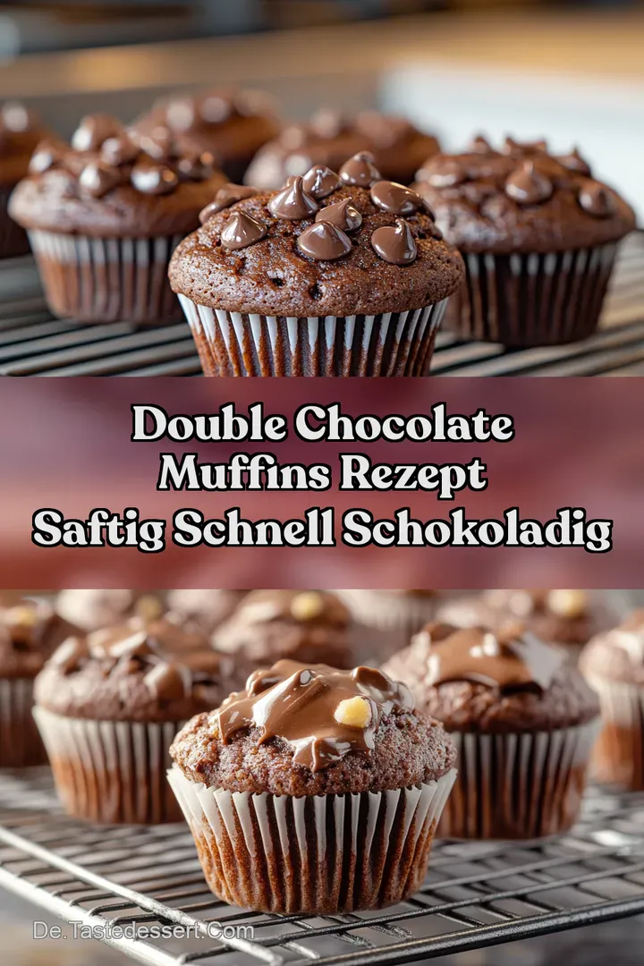 Double Chocolate Muffins Rezept Saftig Schnell Schokoladig