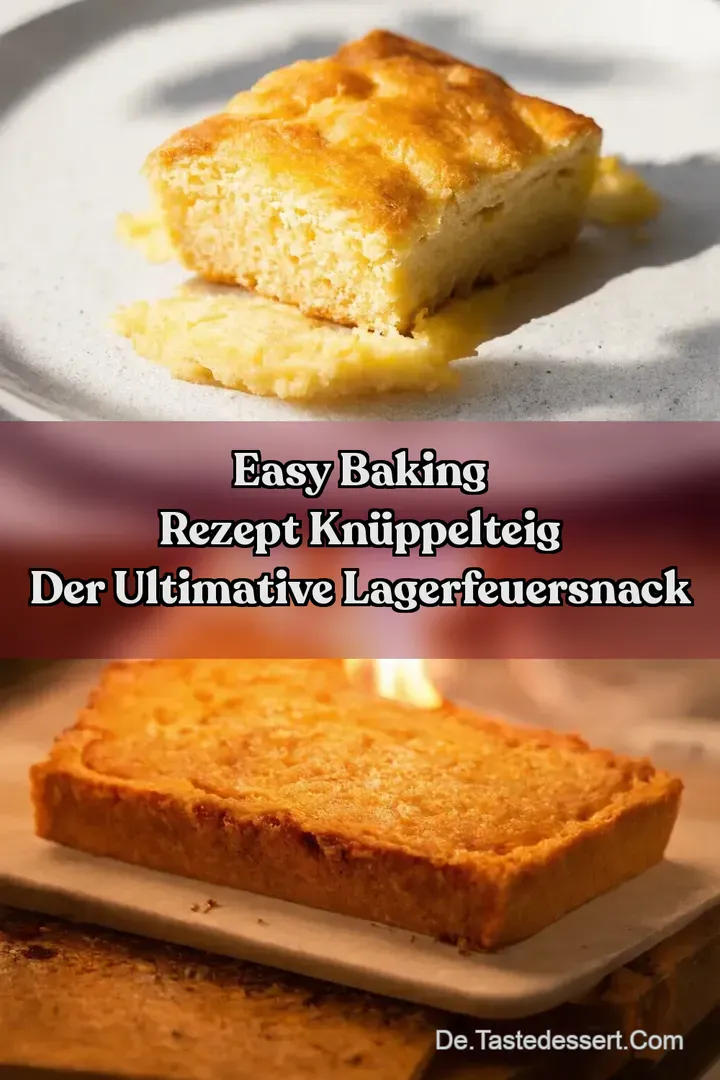 Easy Baking Rezept Kn&uuml;ppelteig Der ultimative LagerfeuerSnack