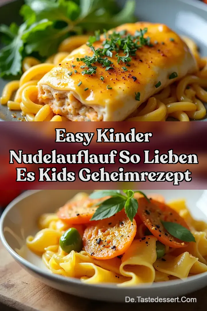 Easy Kinder Nudelauflauf So lieben es Kids Geheimrezept