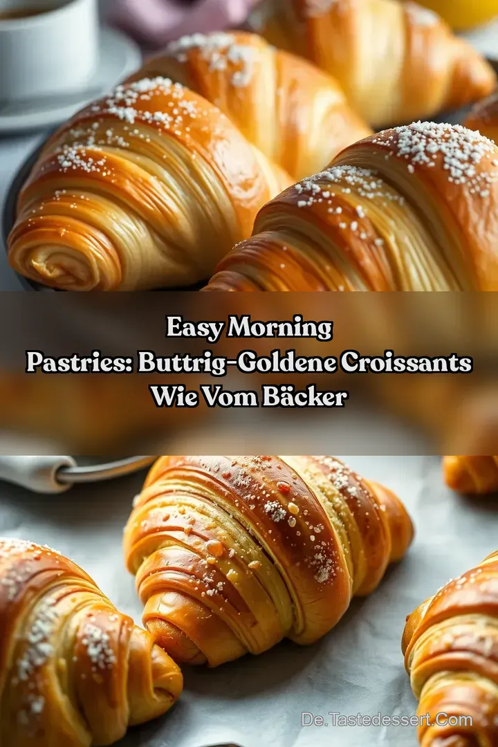 Easy Morning Pastries: Buttrig-goldene Croissants Wie Vom B&auml;cker