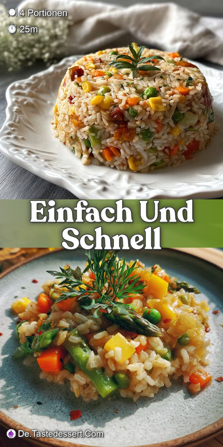 Close-up showcasing the vibrant hues & textures of the stir-fry. Juicy bell peppers & glistening rice create an appetizing...