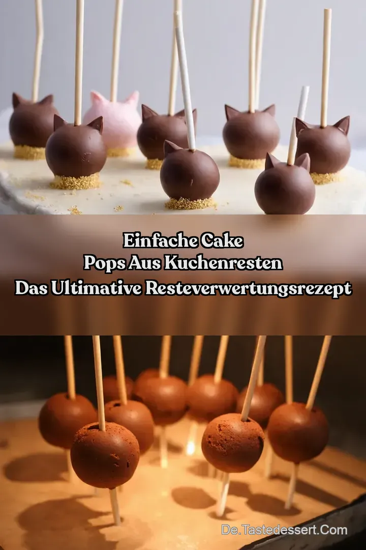 Einfache Cake Pops aus Kuchenresten Das ultimative ResteverwertungsRezept