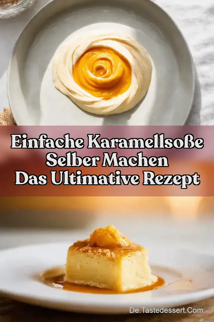 Einfache Karamellsoße selber machen Das ultimative Rezept