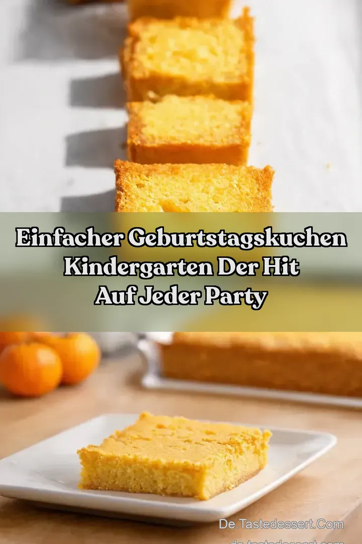Einfacher Geburtstagskuchen Kindergarten Der Hit auf jeder Party