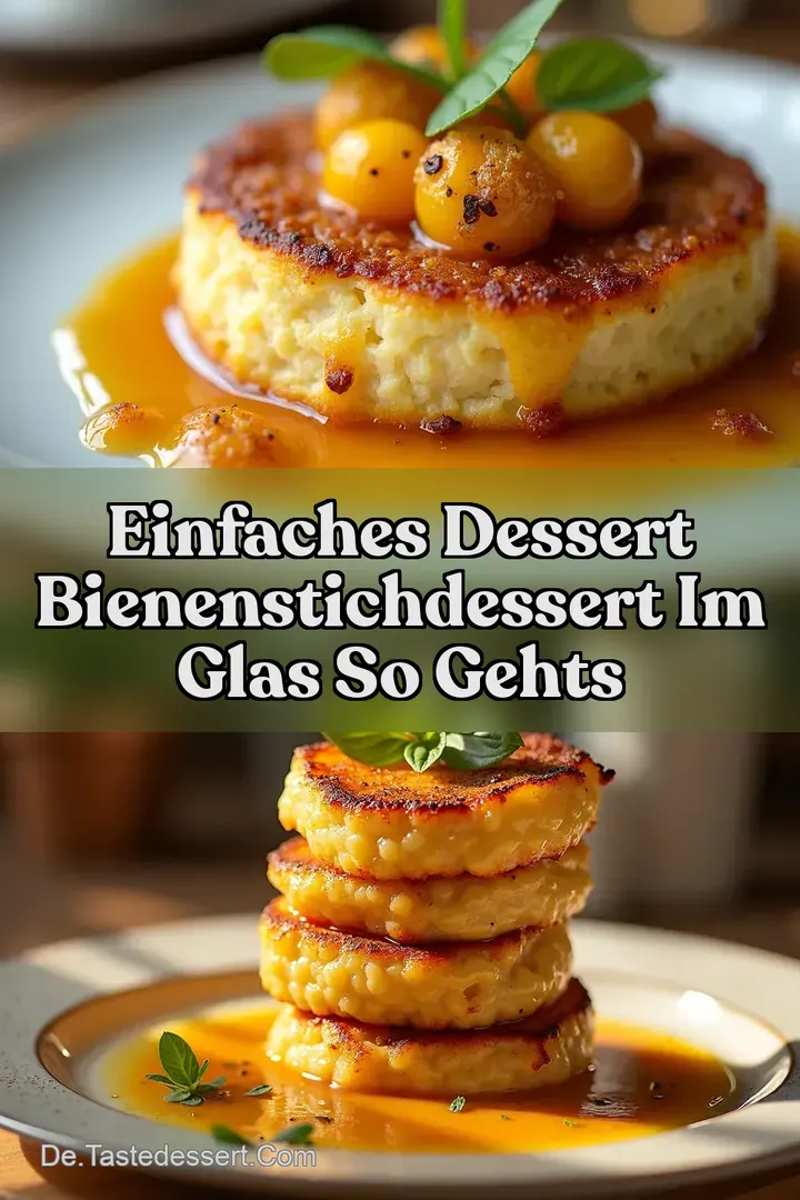 Einfaches Dessert BienenstichDessert im Glas so gehts