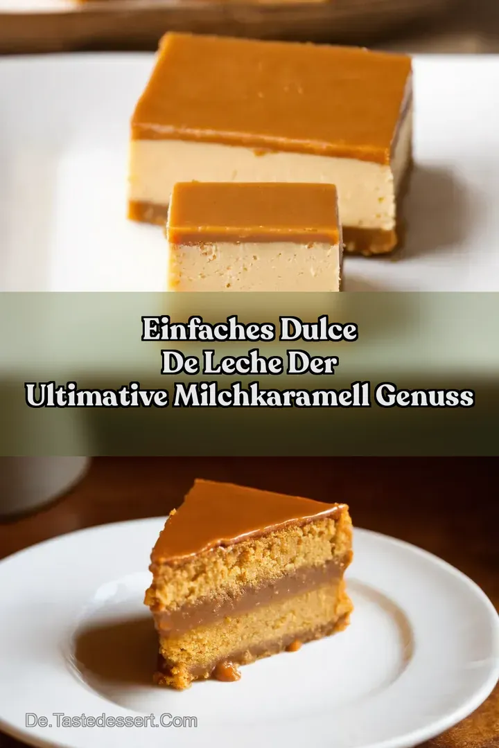 Einfaches Dulce de Leche Der ultimative Milchkaramell Genuss