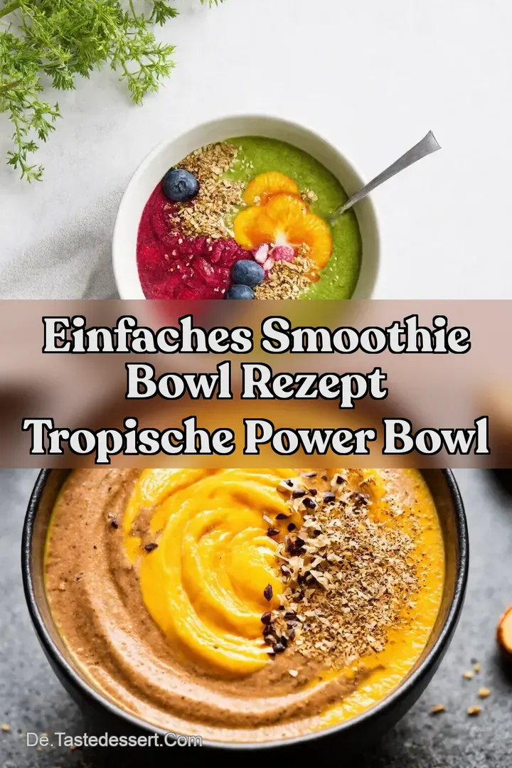 Einfaches Smoothie Bowl Rezept Tropische Power Bowl