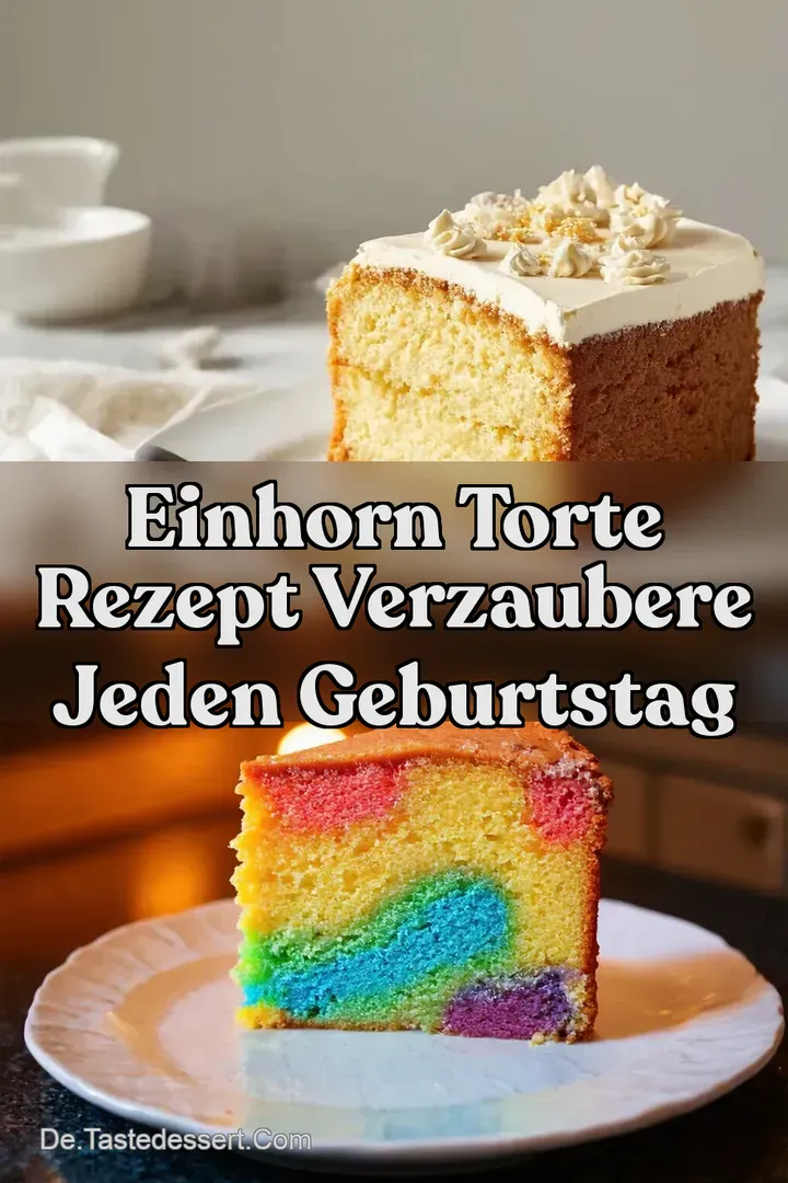 Einhorn Torte Rezept Verzaubere jeden Geburtstag