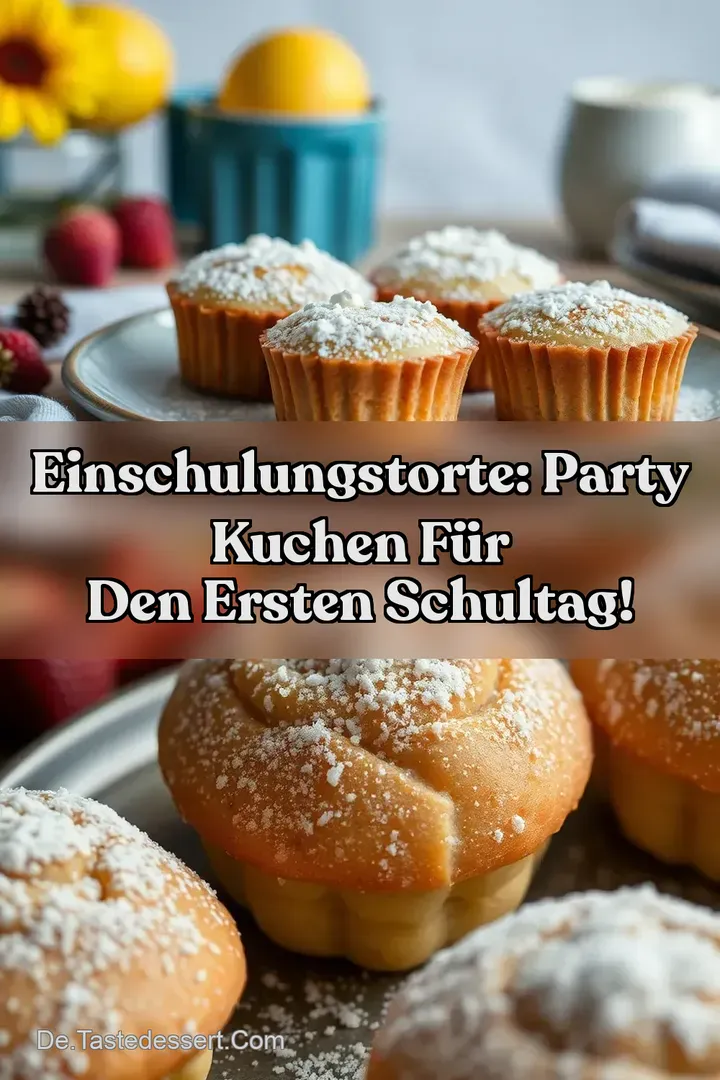 Einschulungstorte: Party Kuchen für den ersten Schultag!