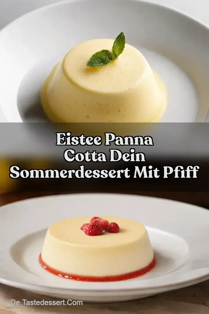 Eistee Panna Cotta Dein SommerDessert mit Pfiff