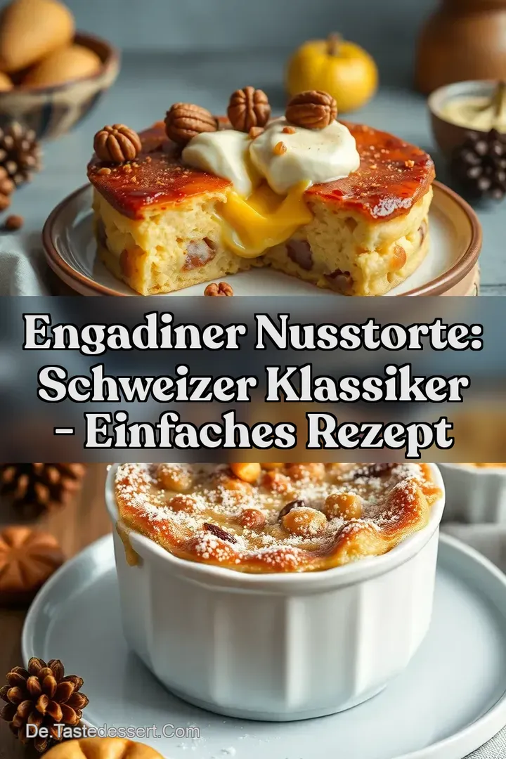 Engadiner Nusstorte: Schweizer Klassiker - Einfaches Rezept