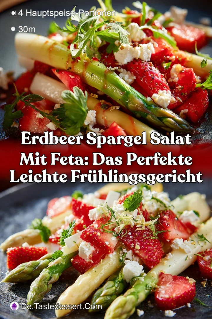 Erdbeer Spargel Salat mit Feta: Das perfekte leichte Fr&uuml;hlingsgericht