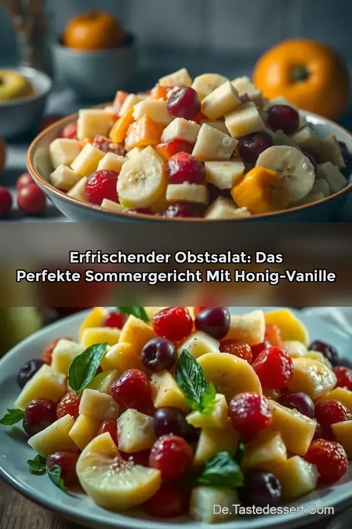 Erfrischender Obstsalat: Das perfekte Sommergericht mit Honig-Vanille