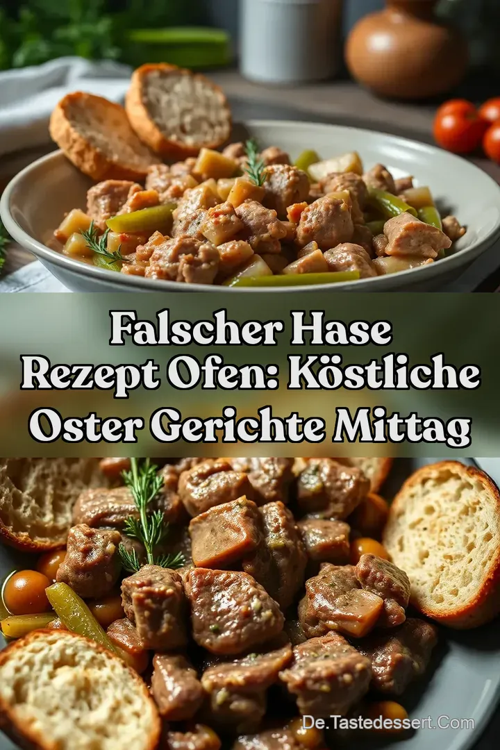 Falscher Hase Rezept Ofen: Köstliche Oster Gerichte Mittag