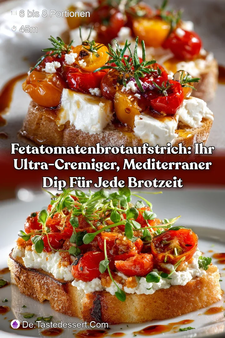 FetaTomatenBrotaufstrich: Ihr ultra-cremiger mediterraner Dip f&uuml;r jede Brotzeit