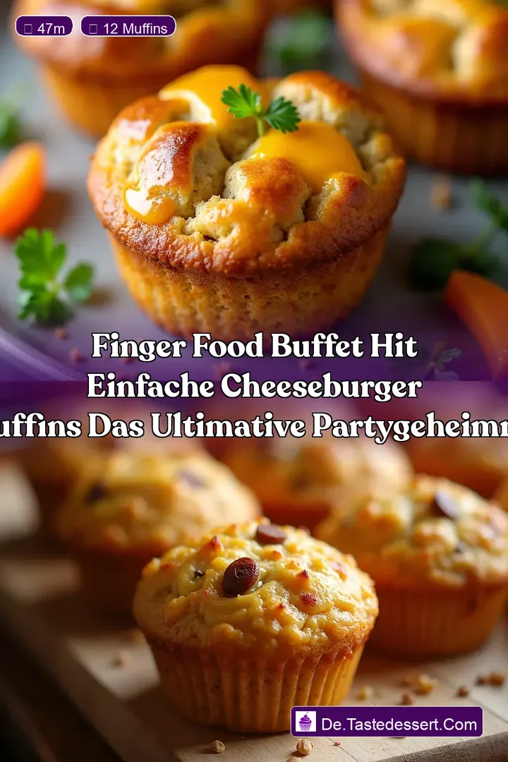 Finger Food Buffet Hit Einfache Cheeseburger Muffins Das Ultimative PartyGeheimnis