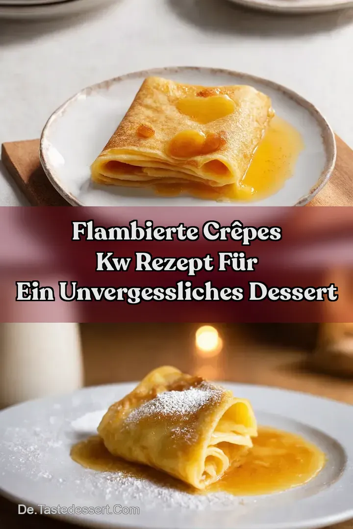Flambierte Cr&ecirc;pes kw Rezept f&uuml;r ein unvergessliches Dessert