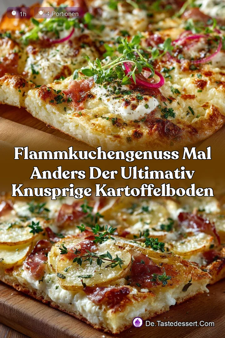 FlammkuchenGenuss mal anders Der ultimativ knusprige Kartoffelboden