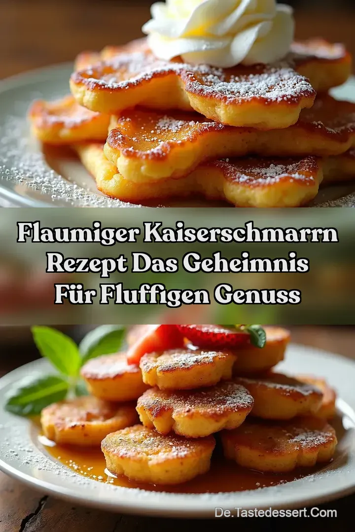Flaumiger Kaiserschmarrn Rezept Das Geheimnis f&uuml;r fluffigen Genuss