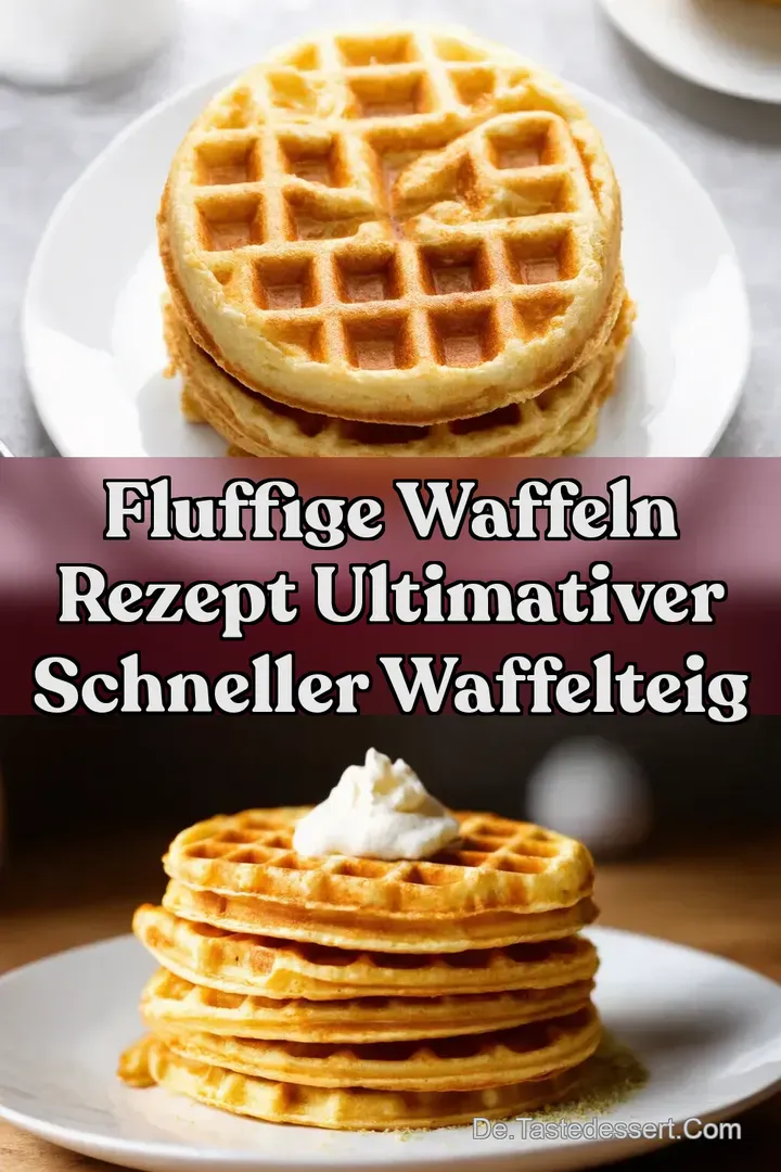 Fluffige Waffeln Rezept Ultimativer Schneller Waffelteig