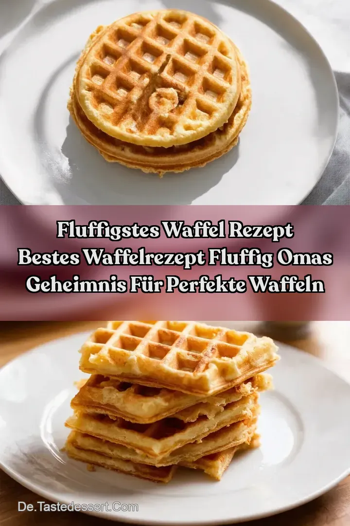 Fluffigstes Waffel Rezept bestes waffelrezept fluffig Omas Geheimnis F&uuml;r Perfekte Waffeln
