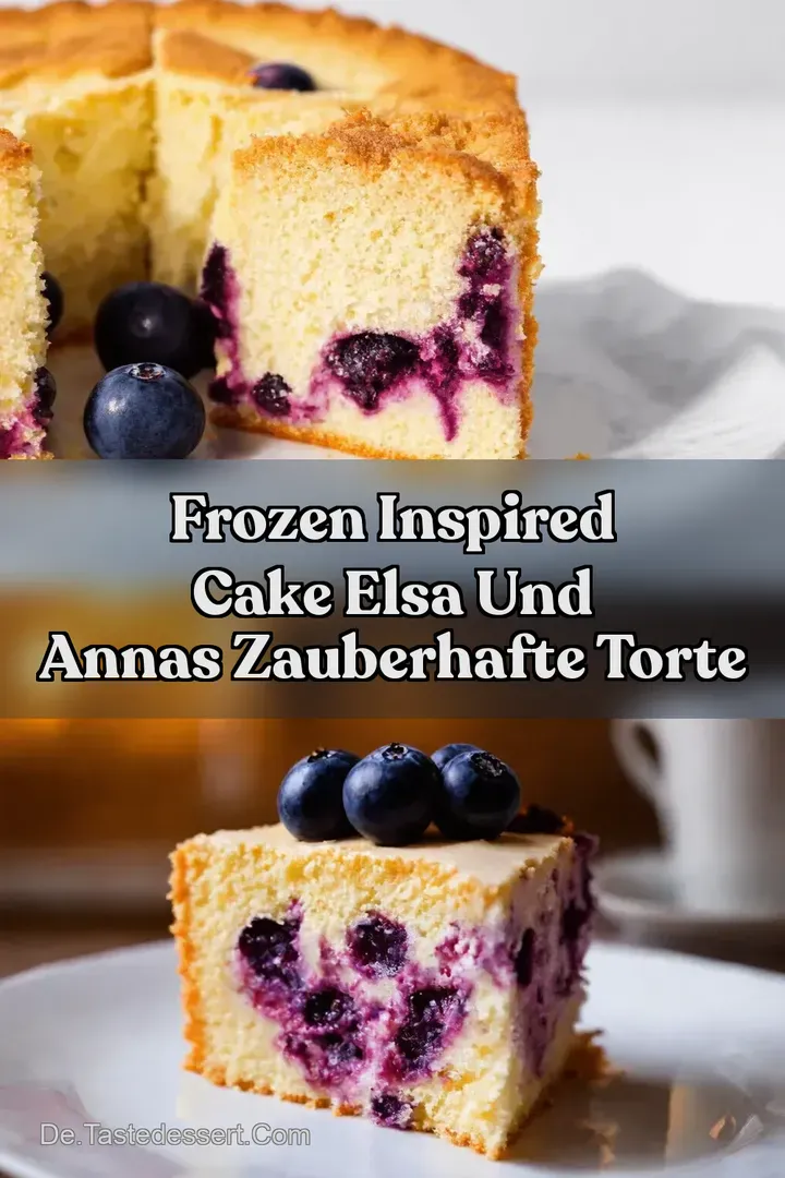 Frozen Inspired Cake Elsa und Annas Zauberhafte Torte