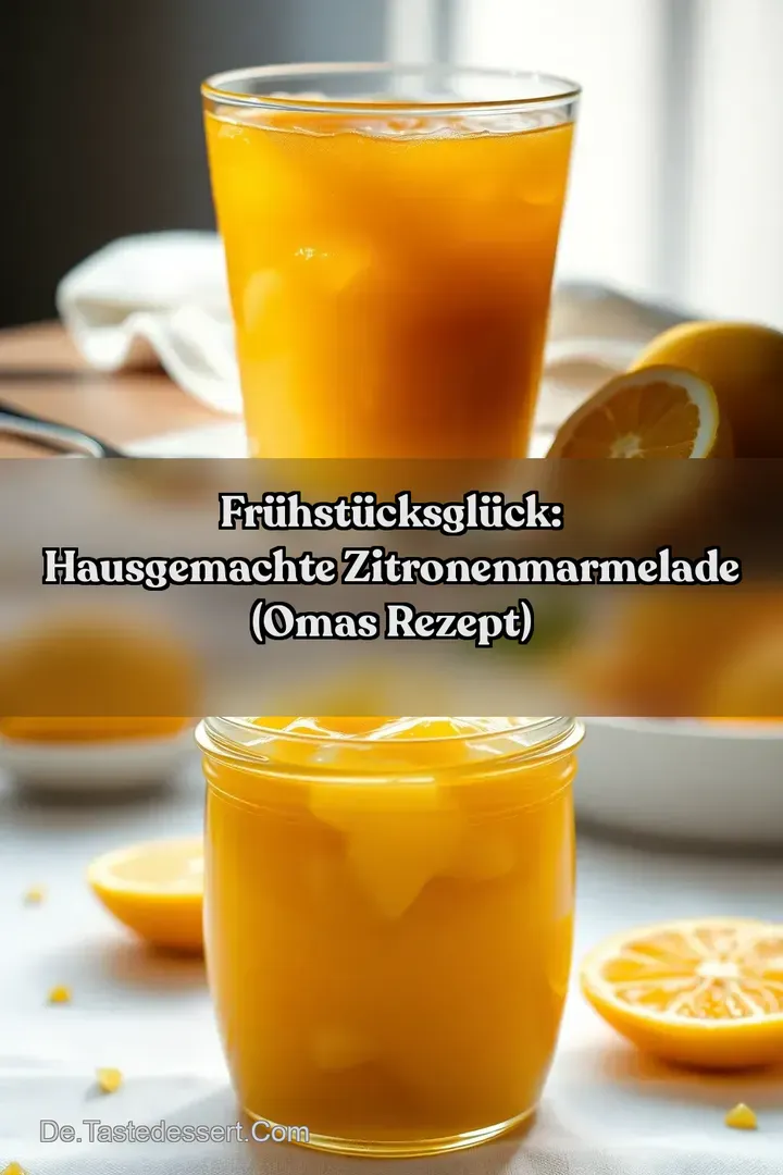 Frühstücksglück: Hausgemachte Zitronenmarmelade (Omas Rezept)