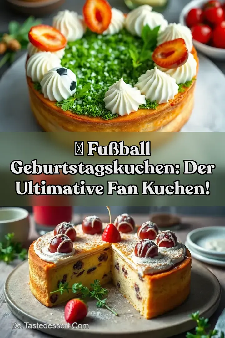 ⚽ Fußball Geburtstagskuchen: Der Ultimative Fan Kuchen!