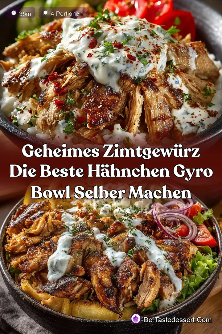 Geheimes ZimtGew&uuml;rz Die Beste H&auml;hnchen Gyro Bowl Selber Machen