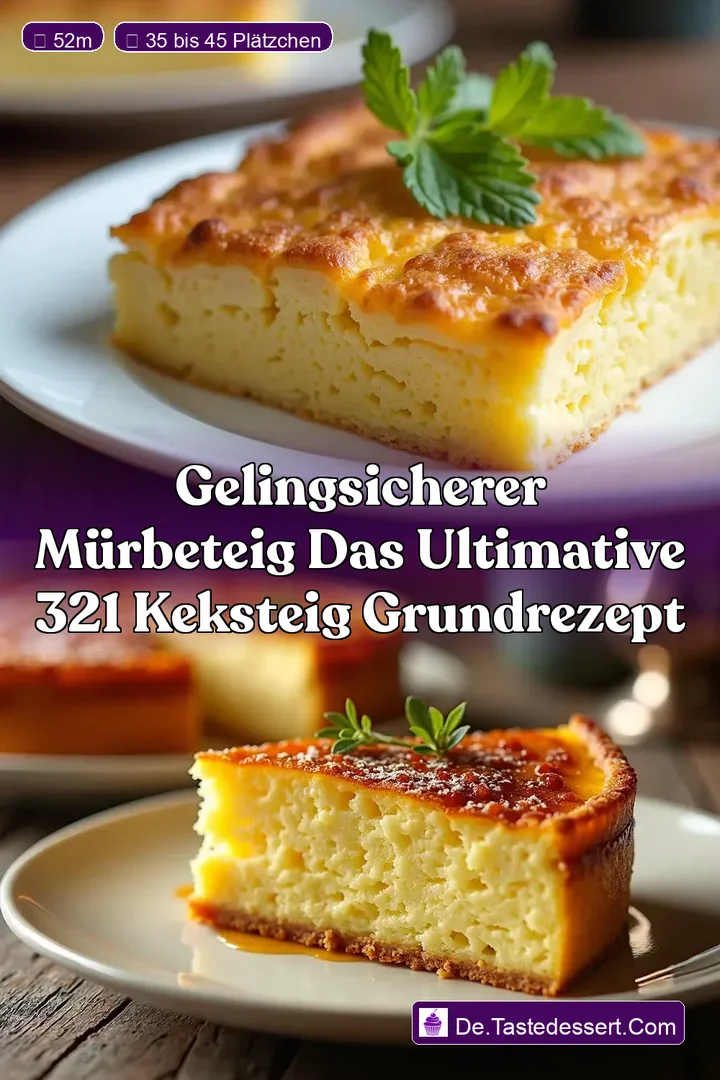 Gelingsicherer M&uuml;rbeteig Das Ultimative 321 Keksteig Grundrezept