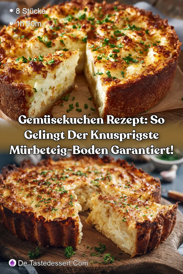 Gem&uuml;sekuchen Rezept: So gelingt der knusprigste M&uuml;rbeteig-Boden garantiert!