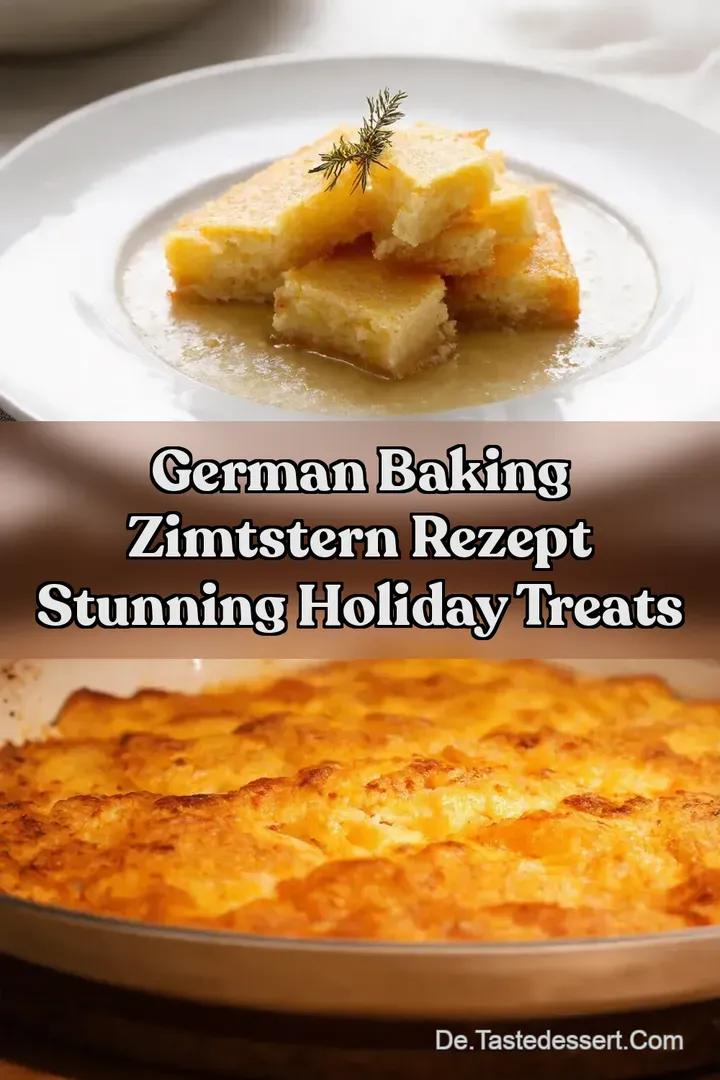 German Baking Zimtstern Rezept Stunning Holiday Treats
