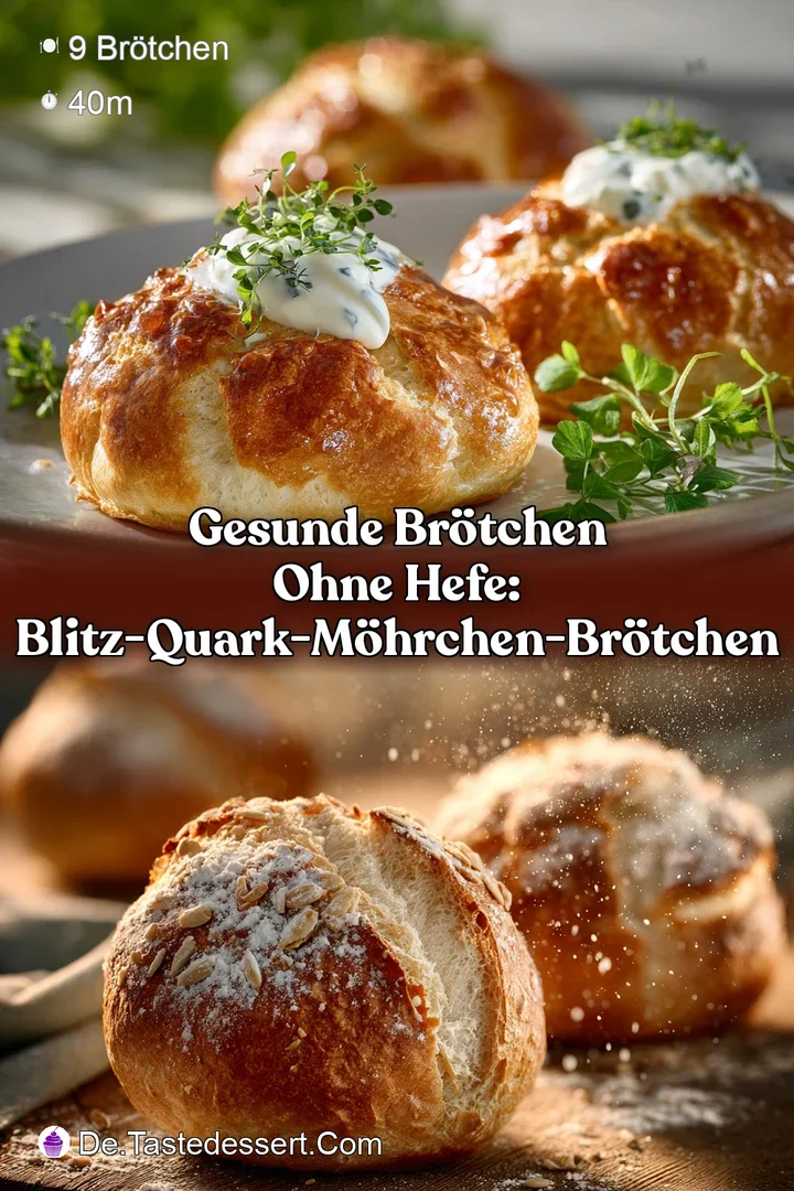 Gesunde Br&ouml;tchen ohne Hefe: Blitz-Quark-M&ouml;hrchen-Br&ouml;tchen