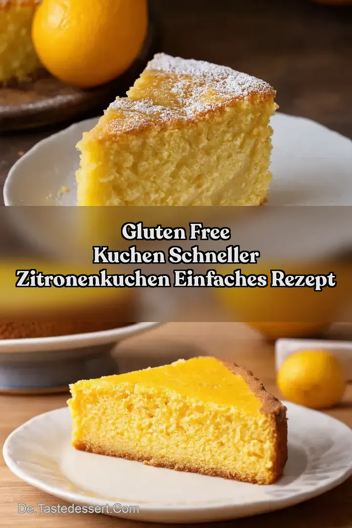 Gluten Free Kuchen Schneller Zitronenkuchen Einfaches Rezept