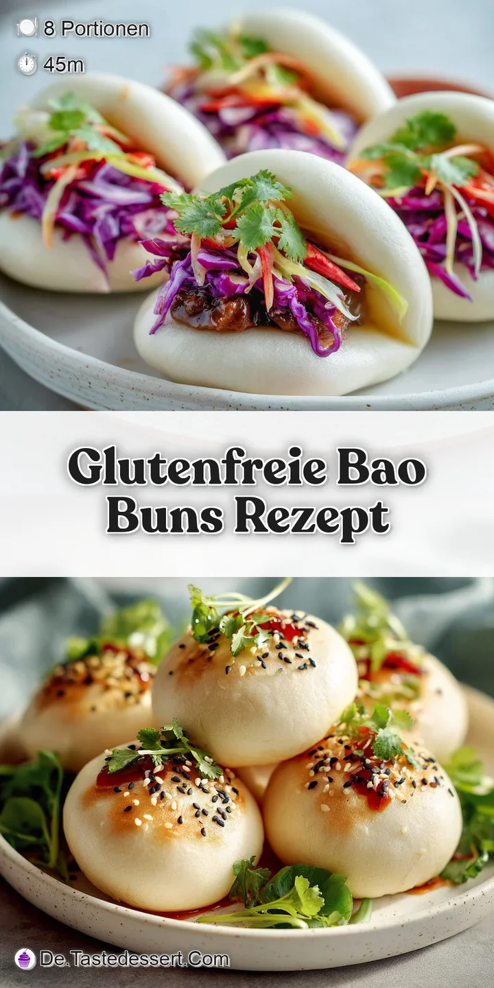 Close-up reveals a soft, white bao bun, slightly open, hinting at a delicious filling ready to be enjoyed with its pillowy...