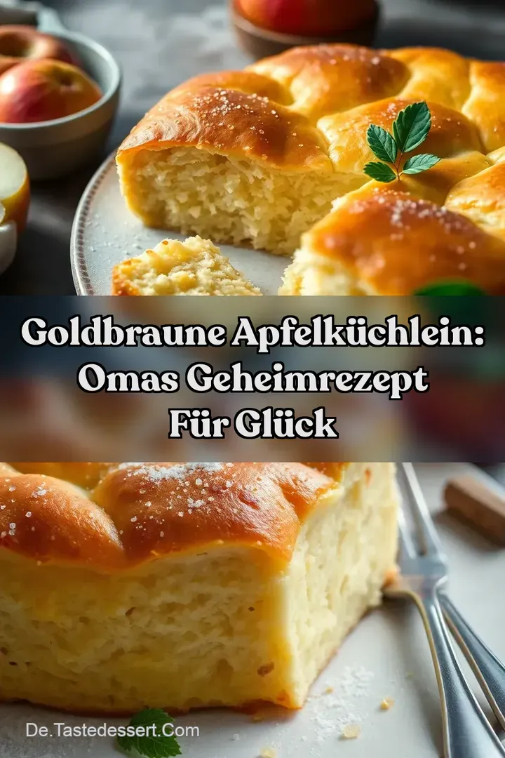 Goldbraune Apfelküchlein: Omas Geheimrezept für Glück