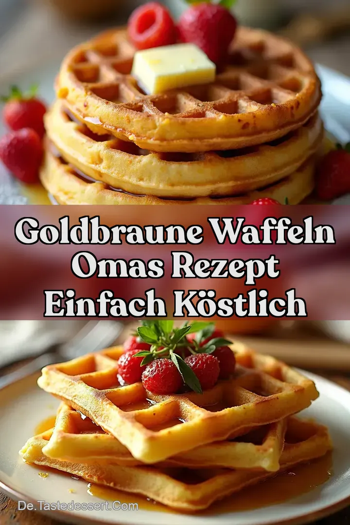 Goldbraune Waffeln Omas Rezept Einfach K&ouml;stlich