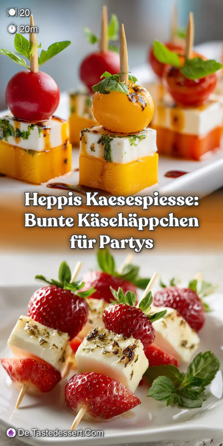 Close-up of a glistening cheese skewer, highlighting the crisp texture and colorful spices on a rich, golden-brown surface.