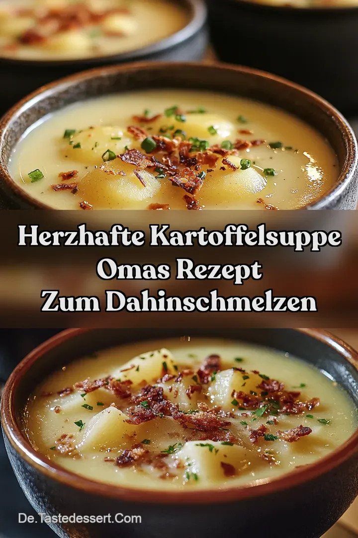 Herzhafte Kartoffelsuppe Omas Rezept zum Dahinschmelzen