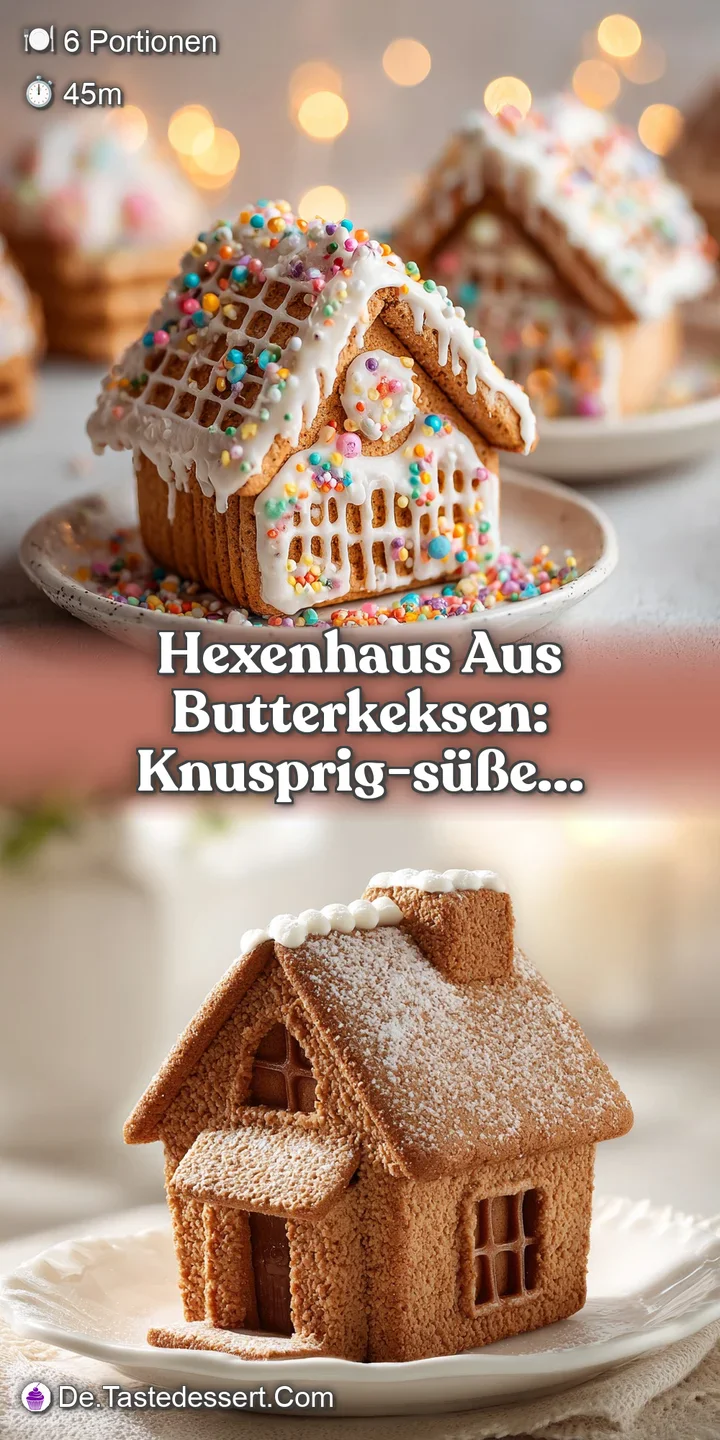 Close-up of a charming gingerbread house, its candy details & sugary trim glistening under warm, inviting light.